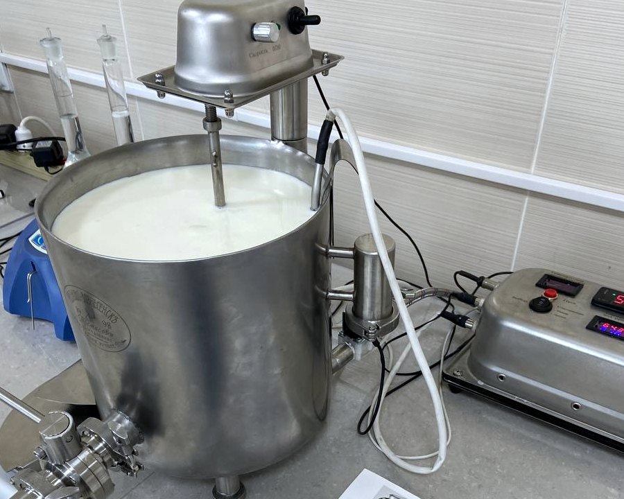Лабораторная установка для работы с молоком